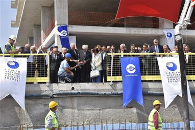 EBSO Hizmet Binasının Temel Atma Töreni Gerçekleştirildi