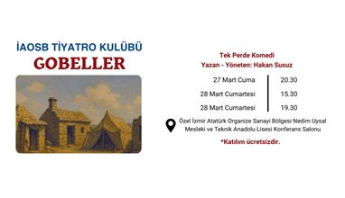 Ödüllü İAOSB Tiyatro Grubumuz, 